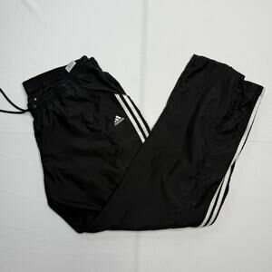 Adidas Track Pants With White Stripe Size XL